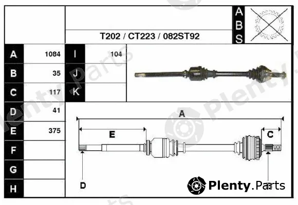 Technika 18082 — Drive Shaft