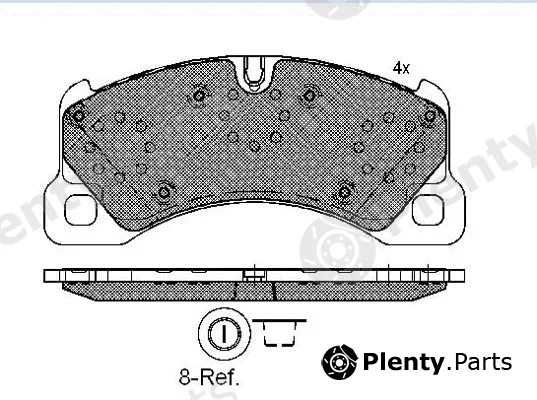 Technika 01818 — Brake Pad Set, disc brake