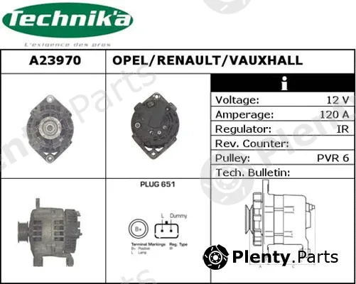 Technika A23970 — Alternator