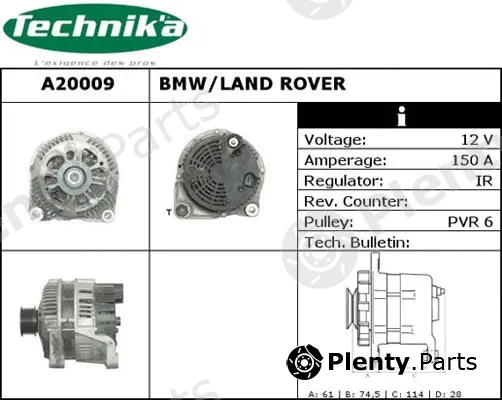 Technika A20009 — Alternator