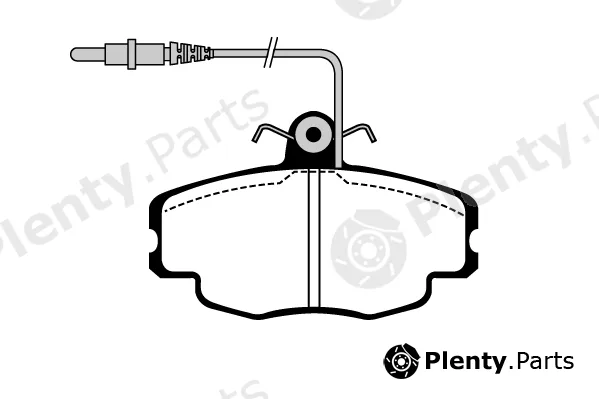Technika 01052 — Brake Pad Set, disc brake