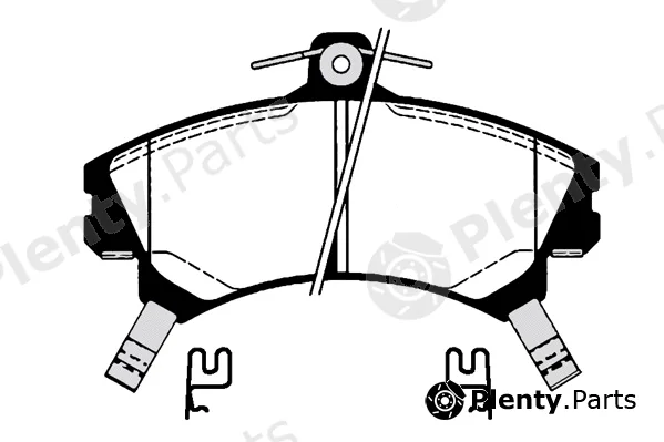 Technika 01154 — Brake Pad Set, disc brake