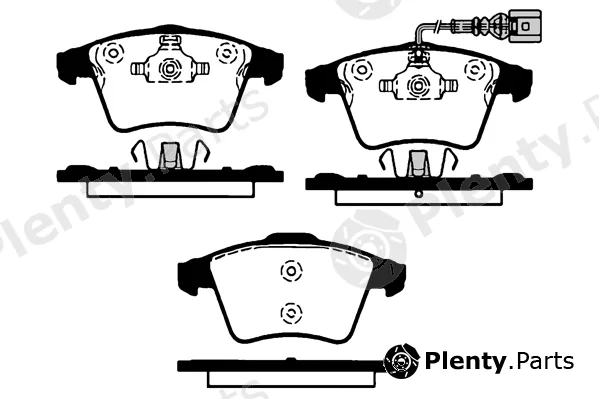 Technika 01684 — Brake Pad Set, disc brake
