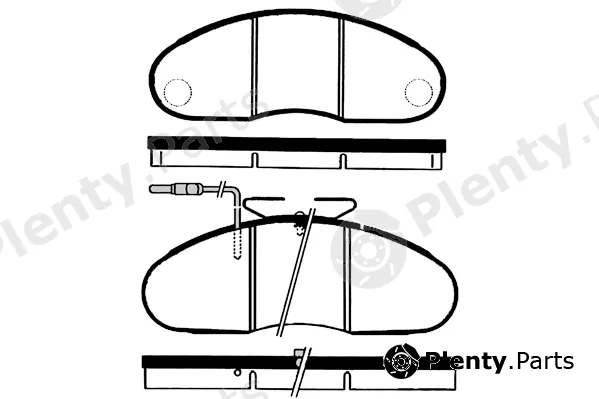 Technika 01473 — Brake Pad Set, disc brake