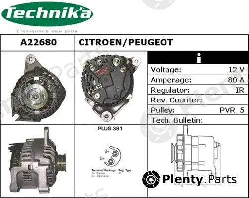 Technika A22680 — Alternator