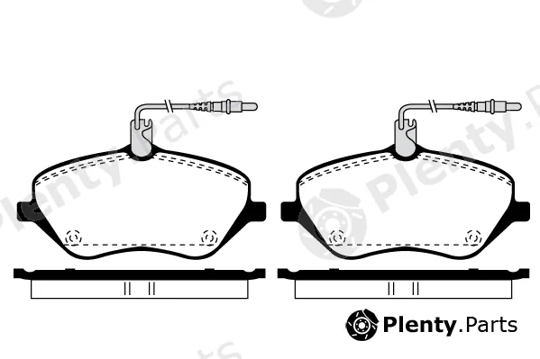 Technika 01586 — Brake Pad Set, disc brake