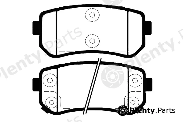Technika 02298 — Brake Pad Set, disc brake