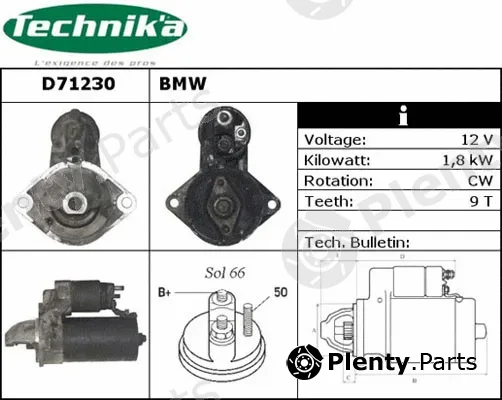 Technika D71230 — Starter