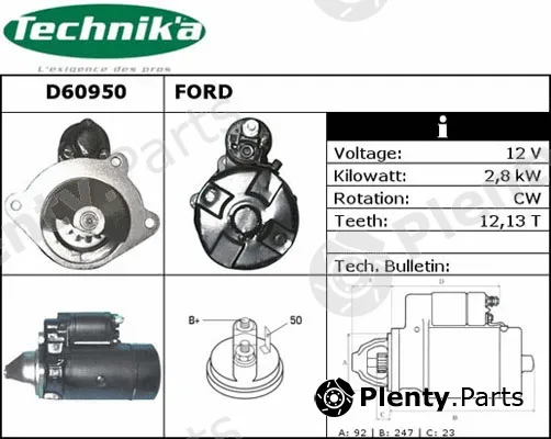 Technika D60950 — Starter