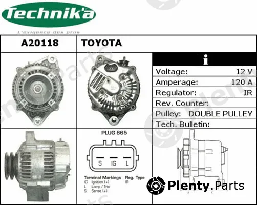 Technika A20118 — Alternator