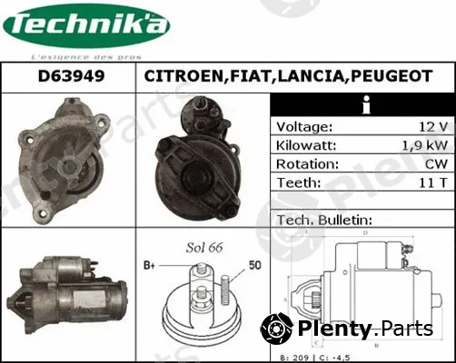 Technika D63949 — Starter