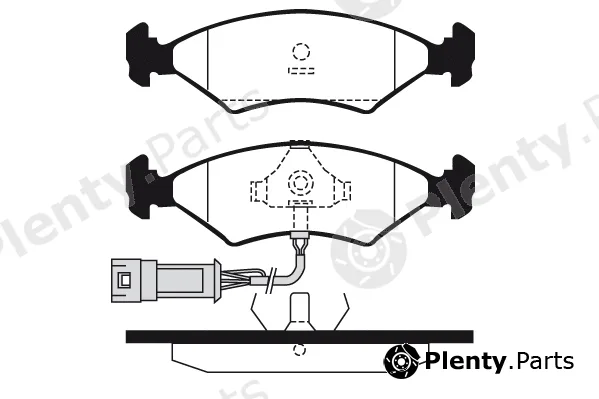 Technika 01061 — Brake Pad Set, disc brake