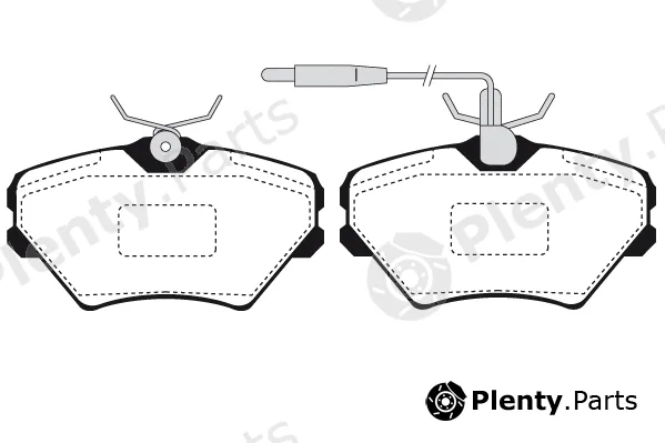 Technika 01132 — Brake Pad Set, disc brake