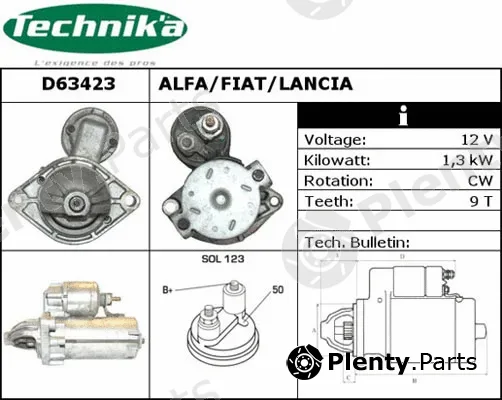 Technika D63423 — Starter