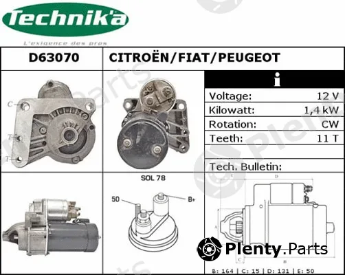 Technika D63070 — Starter