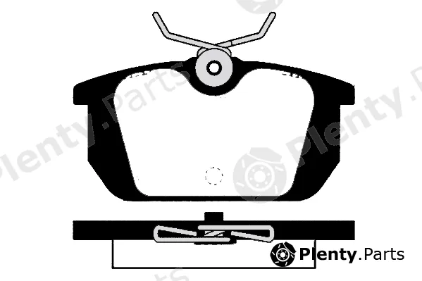 Technika 02021 — Brake Pad Set, disc brake