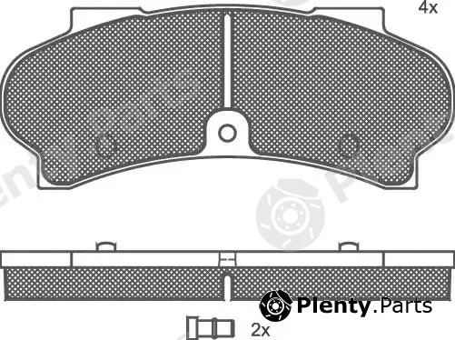 Technika 01107B — Brake Pad Set, disc brake