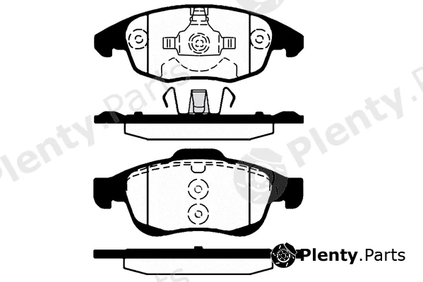 Technika 01674 — Brake Pad Set, disc brake