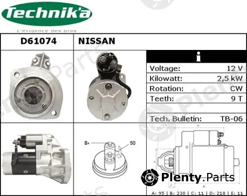 Technika D61074 — Starter