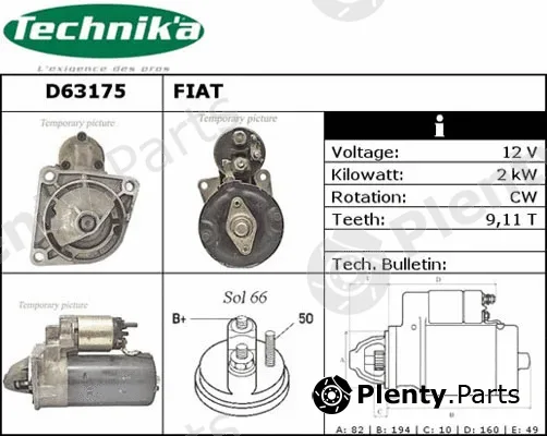 Technika D63175 — Starter