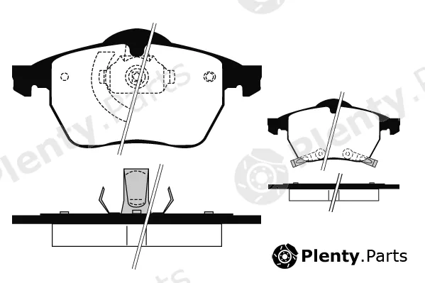 Technika 01333 — Brake Pad Set, disc brake