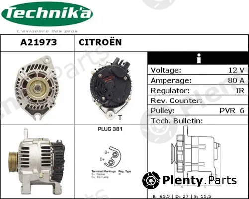 Technika A21973 — Alternator
