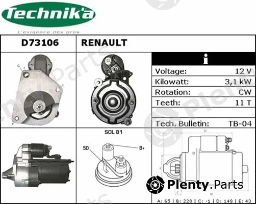 Technika D73106 — Starter