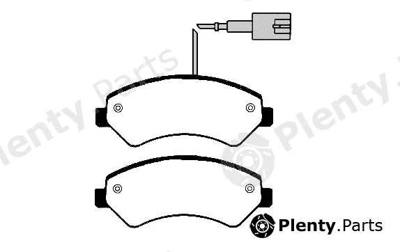 Technika 01632 — Brake Pad Set, disc brake