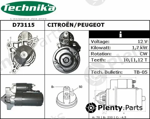 Technika D73115 — Starter
