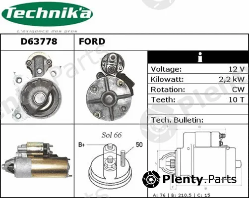 Technika D63778 — Starter