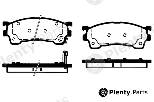 Technika 01490A — Brake Pad Set, disc brake