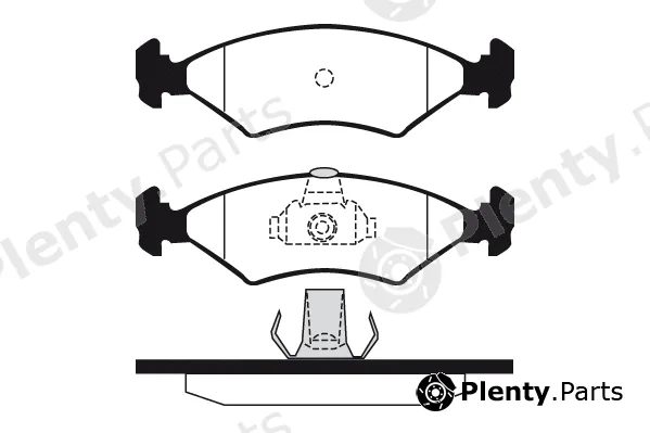 Technika 01115 — Brake Pad Set, disc brake