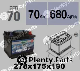 Technika EFB70 — Starter Battery