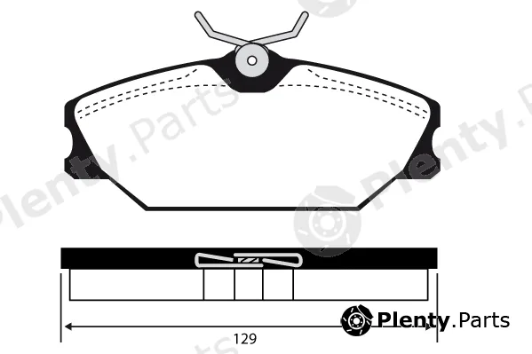 Technika 01207 — Brake Pad Set, disc brake