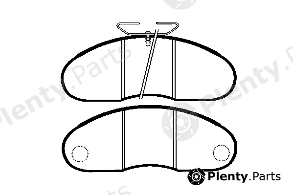 Technika 01245 — Brake Pad Set, disc brake