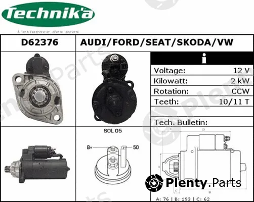 Technika D62376 — Starter