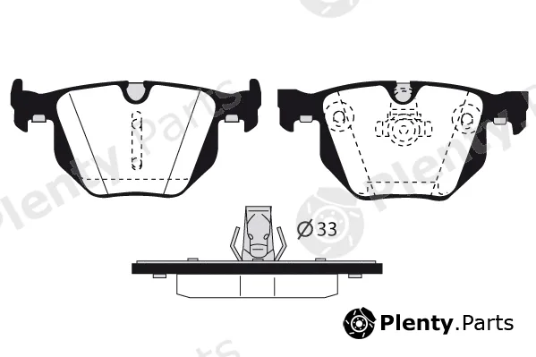 Technika 02155 — Brake Pad Set, disc brake