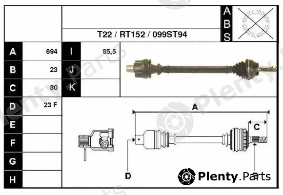 Technika 38099 — Drive Shaft