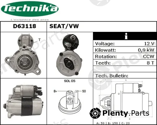 Technika D63118 — Starter