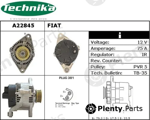 Technika A22845 — Alternator