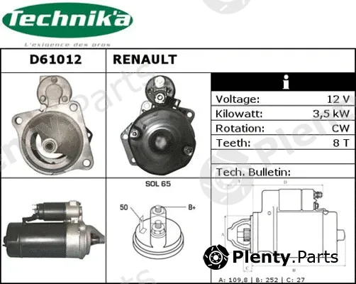 Technika D61012 — Starter