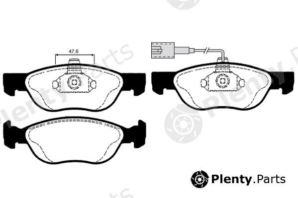 Technika 01092 — Brake Pad Set, disc brake