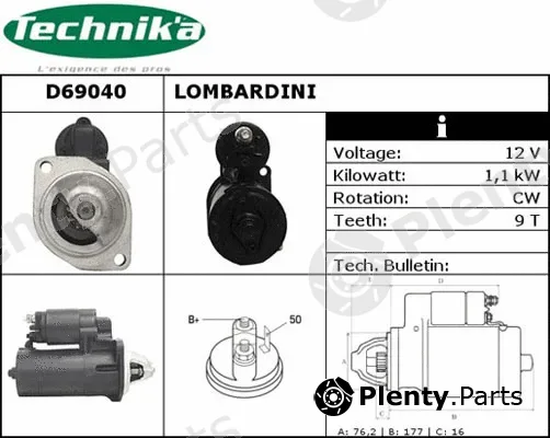 Technika D69040 — Starter