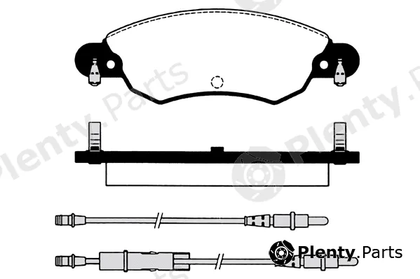 Technika 01193A — Brake Pad Set, disc brake