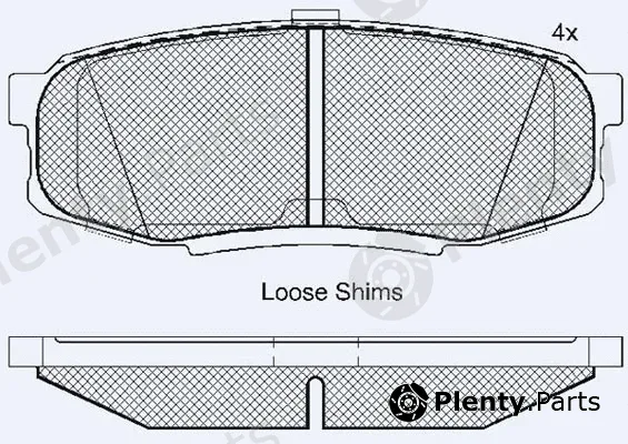 Technika 02271A — Brake Pad Set, disc brake