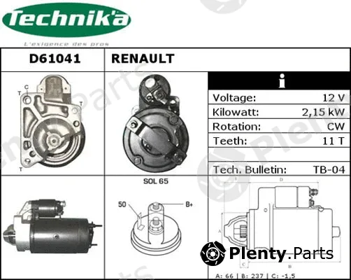 Technika D61041 — Starter