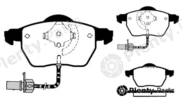 Technika 01181 — Brake Pad Set, disc brake