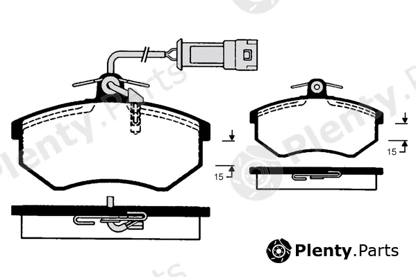 Technika 01054A — Brake Pad Set, disc brake