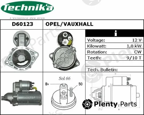 Technika D60123 — Starter