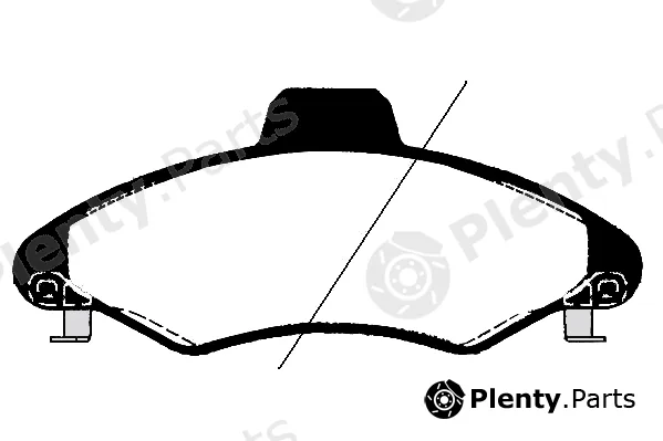 Technika 01225 — Brake Pad Set, disc brake
